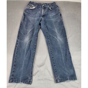 Vintage Versace V2 Classic Jean Mens 30 Blue Straight Leg Baggy Loose Rockabilly